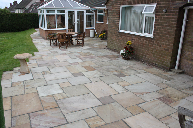 FOSSIL MINT HAND DRESSED CALIBRATED SANDSTONE 22MM PATIO-PROJECT-FULL-PACK-20M2