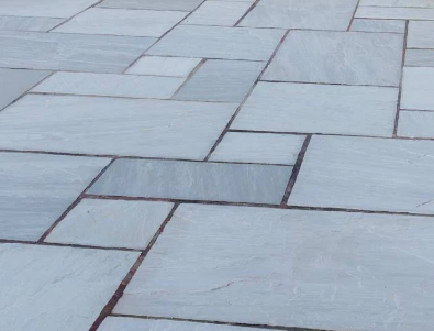 Kandla Grey Hand Dressed sandstone paving  22mm Patio Pack
