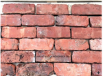 Victorian Reclaimed Brick Slips per 1/2 M2 New Batch