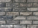 Slate Grey Brick Slips Sample