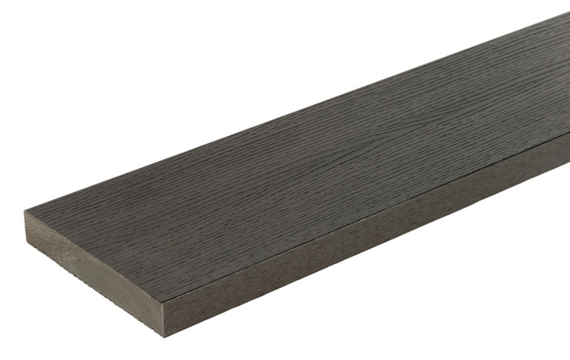 Solid Contemporary Decking Charcoal Board 143mm x 23mm x 3.6m