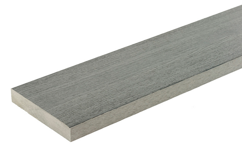 Solid Contemporary Decking Light Grey Board 143mm x 23mm x 3.6m